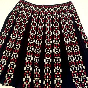 NWT Ann Taylor Embroidered A-line Skirt